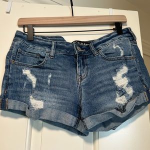 Express Size 2 Distressed Jean Shorts (Like New!)